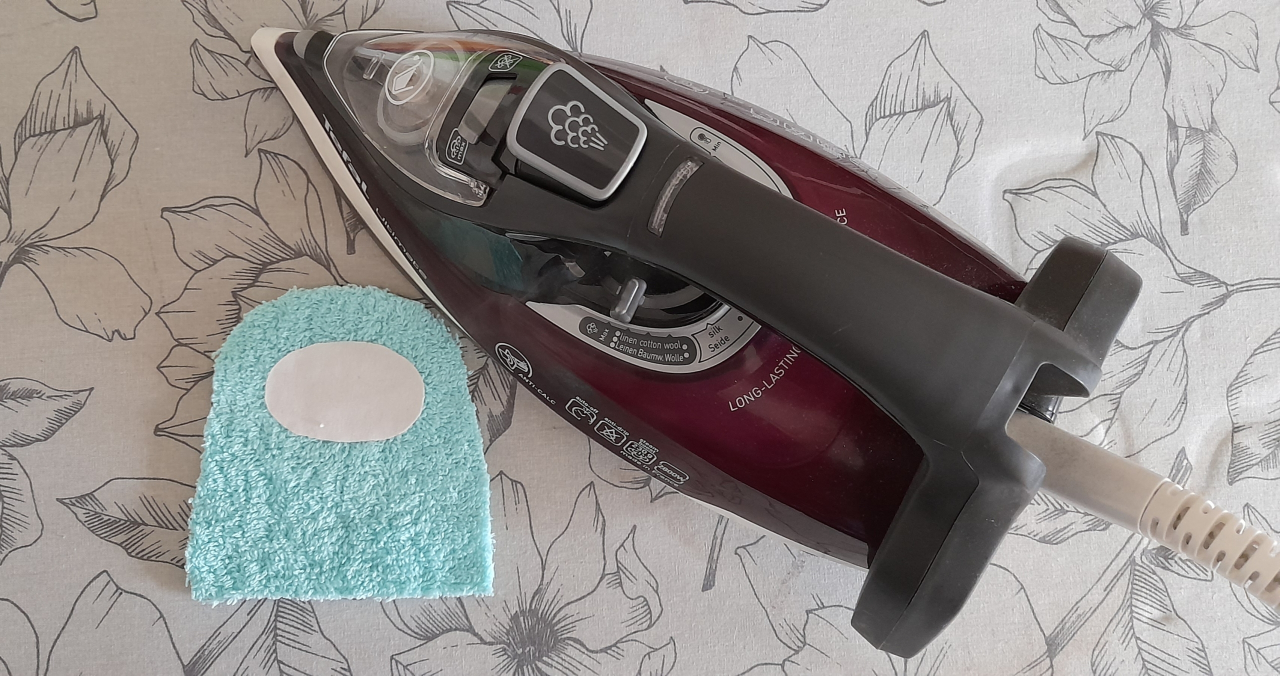 Knuddel, Aufbügeln des Gesichts