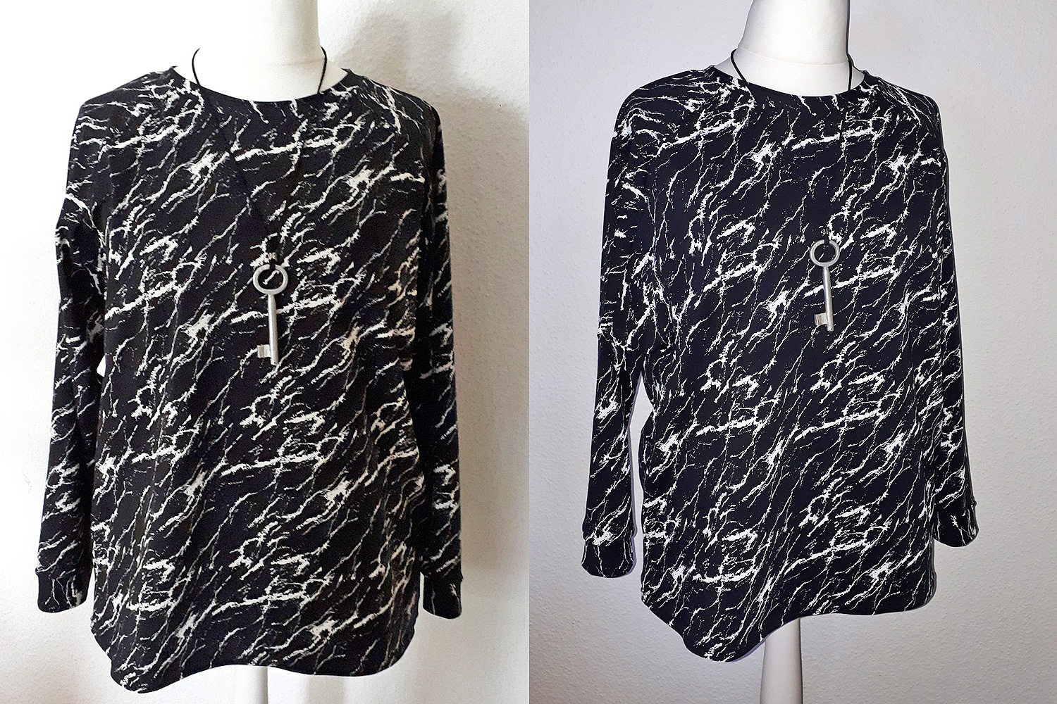 Damenshirt - Oversize - Black is beautiful 🖤